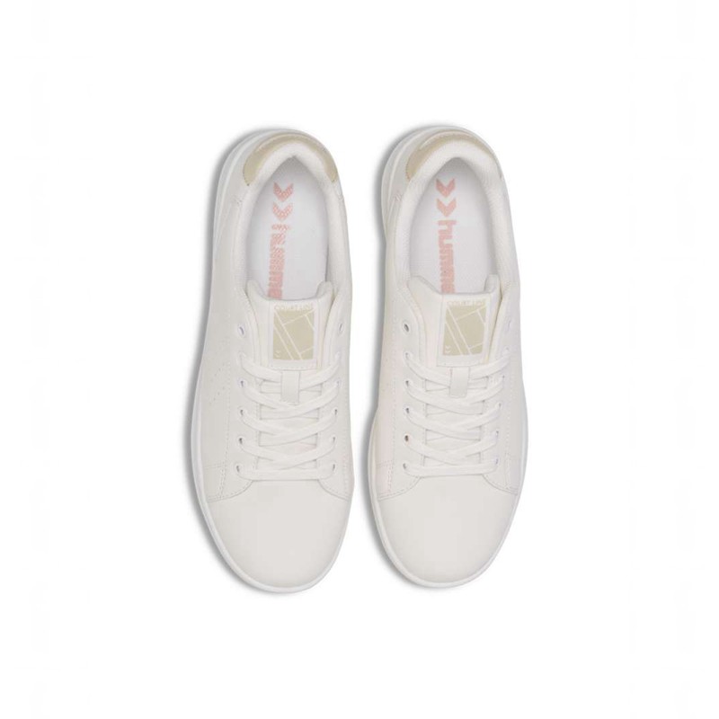 Basket Hummel Court Line Femme Blanche | 898010-706