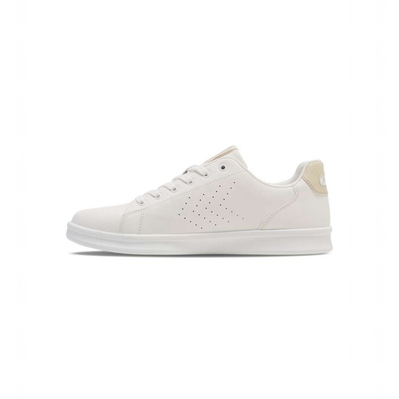 Basket Hummel Court Line Femme Blanche | 898010-706