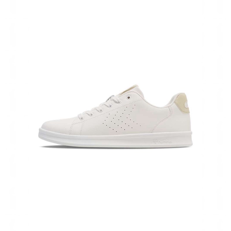 Basket Hummel Court Line Homme Blanche | 193097-767