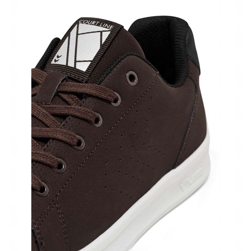 Basket Hummel Court Line Wt Homme Chocolat | 321400-754