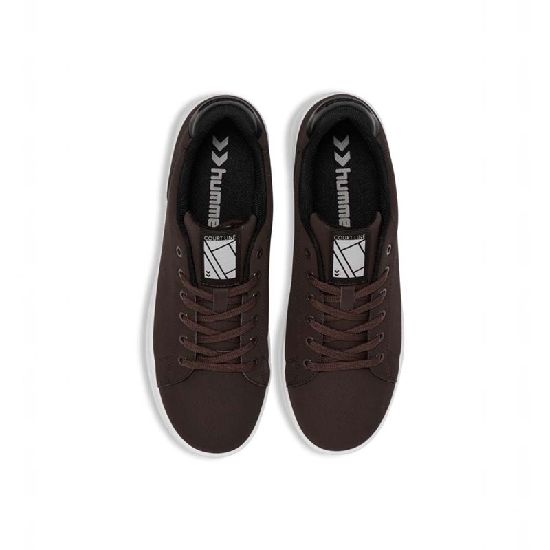 Basket Hummel Court Line Wt Homme Chocolat | 321400-754
