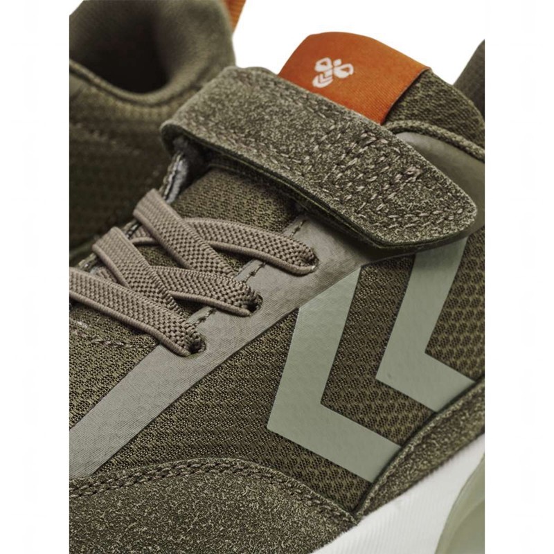 Basket Hummel Daylight Jr Enfant Vert Olive | 438367-700