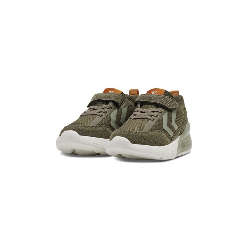 Basket Hummel Daylight Jr Enfant Vert Olive | 438367-700