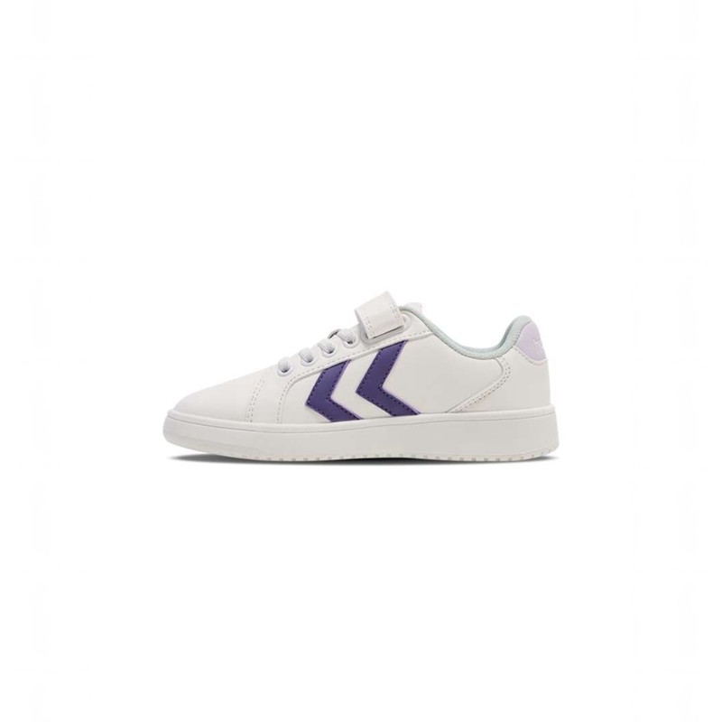 Basket Hummel Derby Court Jr Enfant Blanche | 046773-036