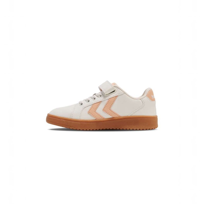 Basket Hummel Derby Court Jr Enfant Blanche | 037765-442