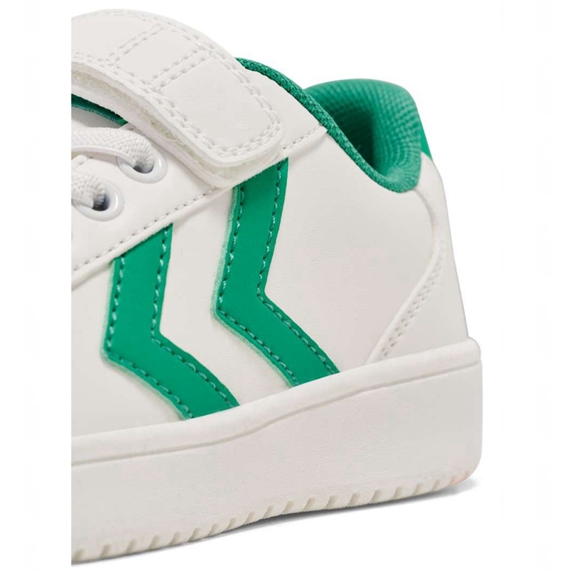 Basket Hummel Derby Court Jr Enfant Vert | 038078-760