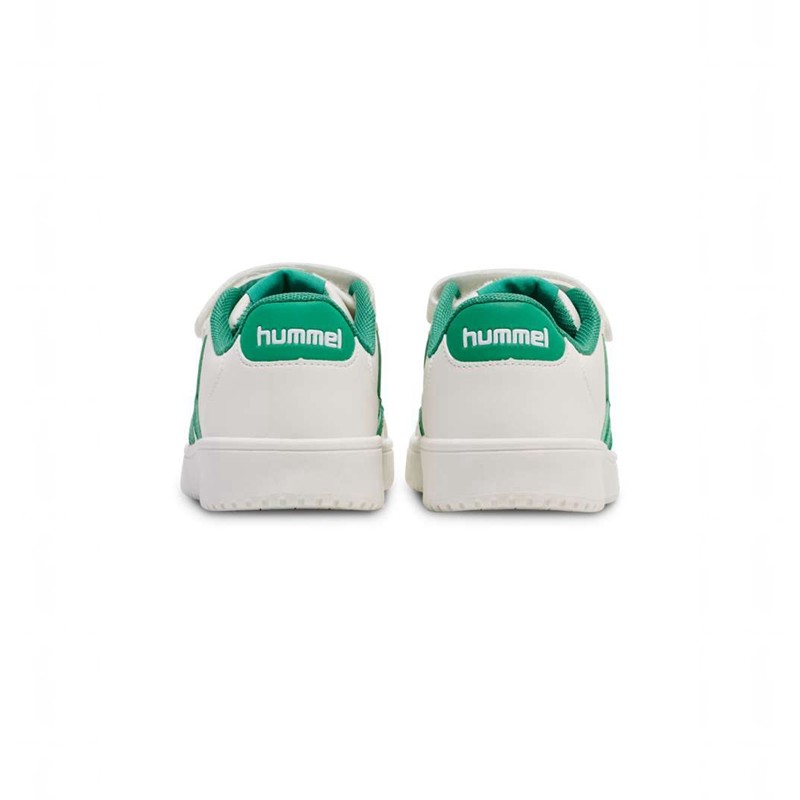 Basket Hummel Derby Court Jr Enfant Vert | 038078-760