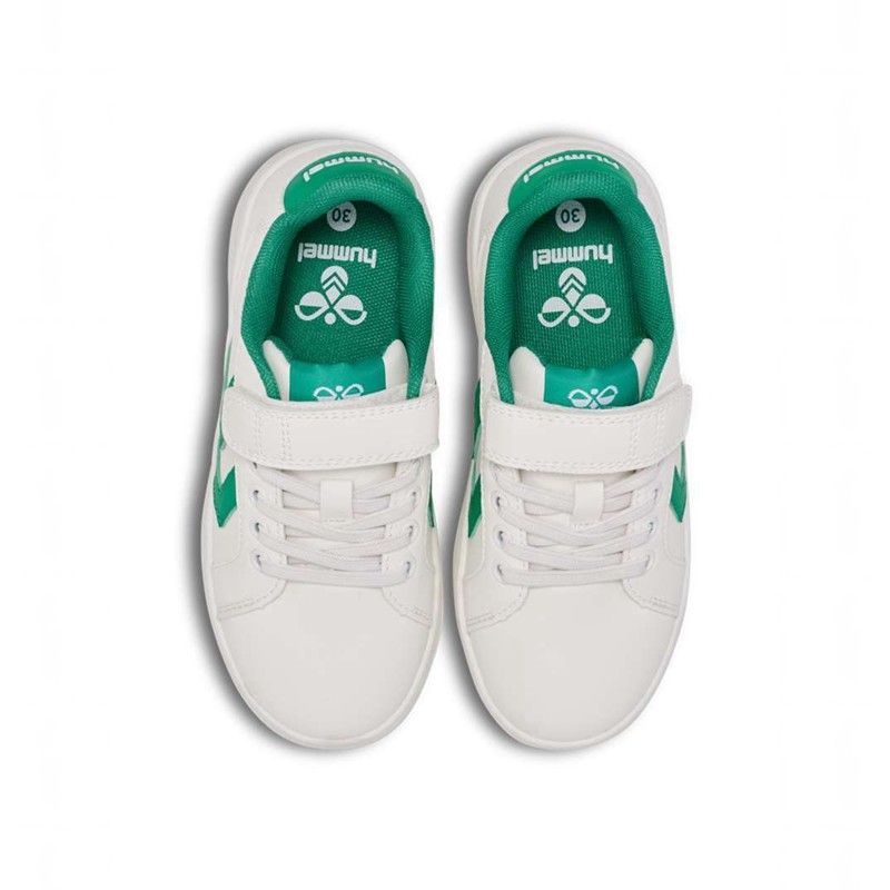 Basket Hummel Derby Court Jr Enfant Vert | 038078-760