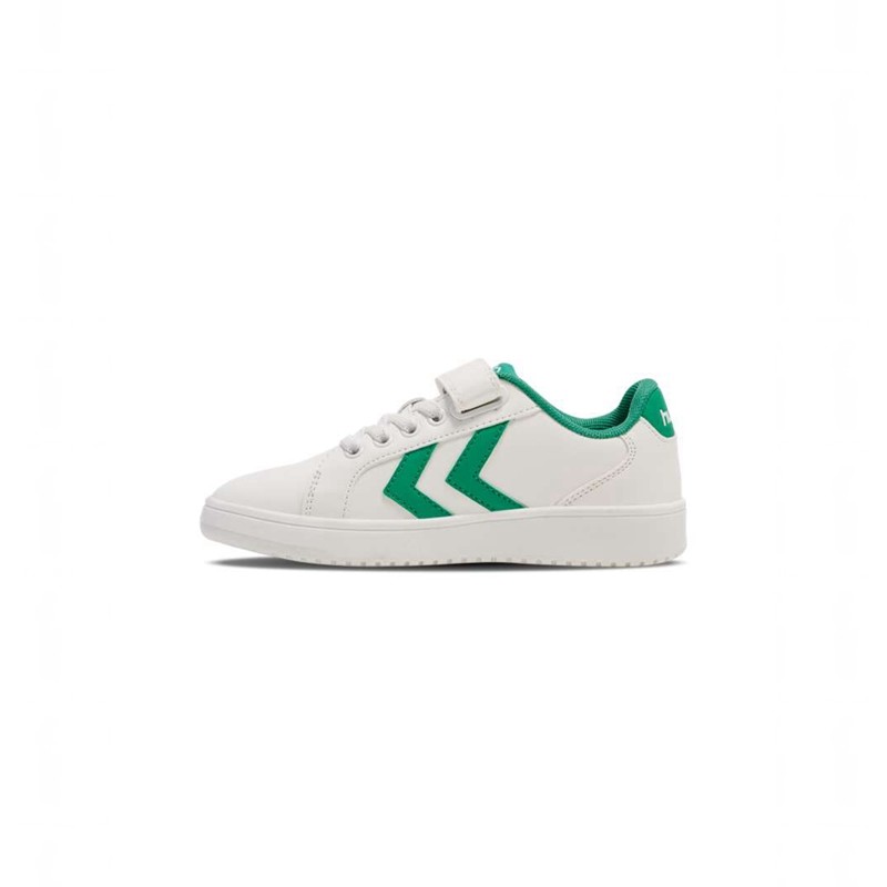 Basket Hummel Derby Court Jr Enfant Vert | 038078-760