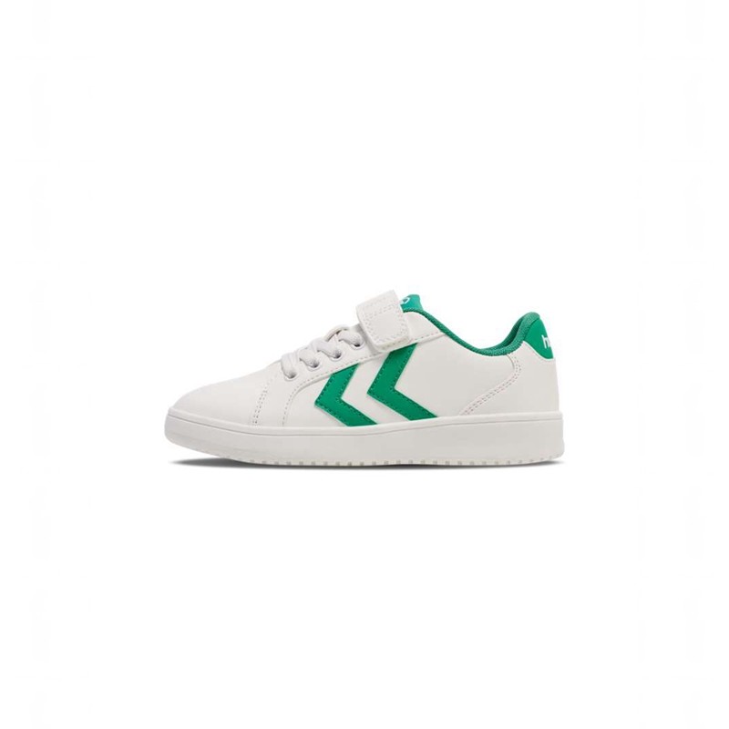 Basket Hummel Derby Court Jr Enfant Vert | 038078-760