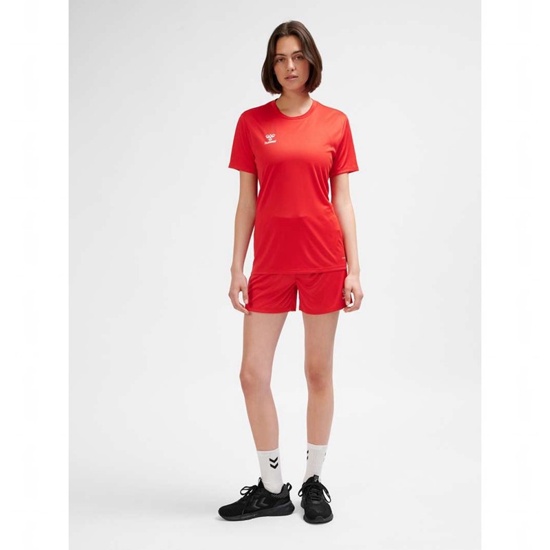Basket Hummel Essential Femme Rouge | 792960-287