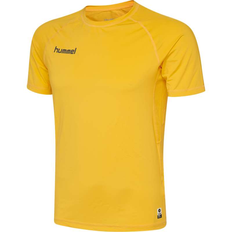 Basket Hummel First Performance Jersey S/S Homme Jaune | 207530-785