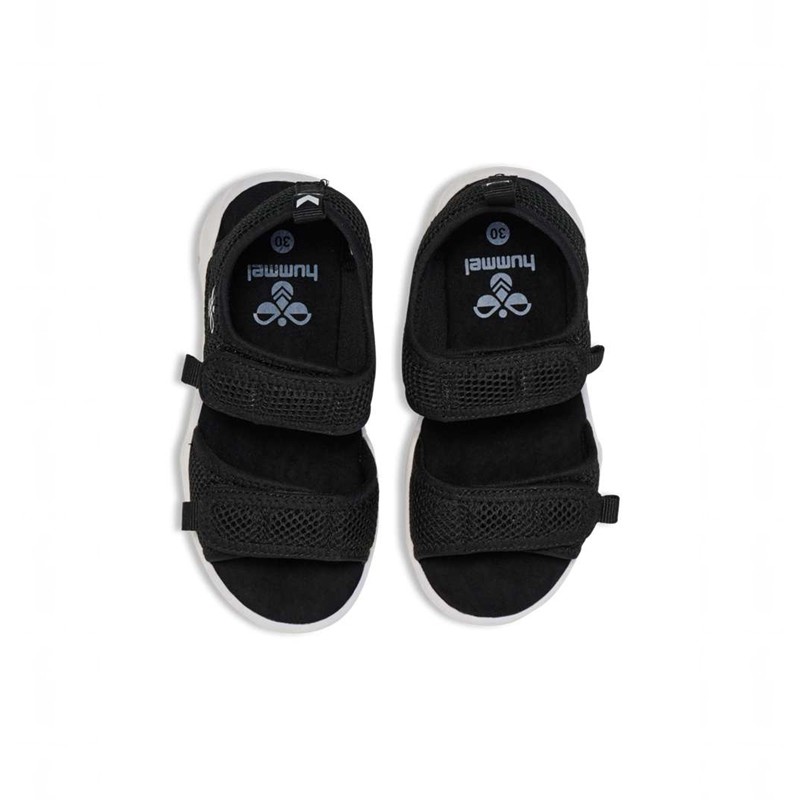 Basket Hummel Flash Enfant Noir | 234149-488
