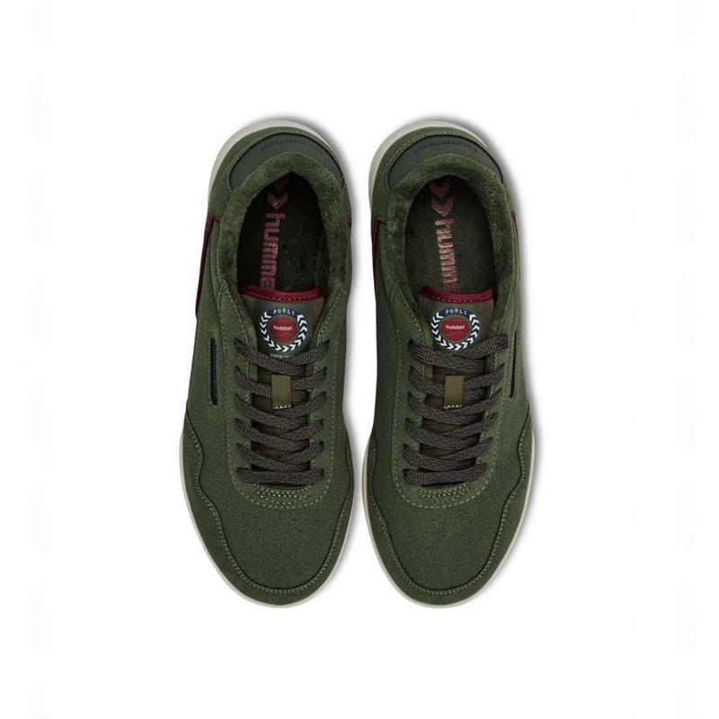 Basket Hummel Forli Synth. Suede Homme Vert | 730722-762