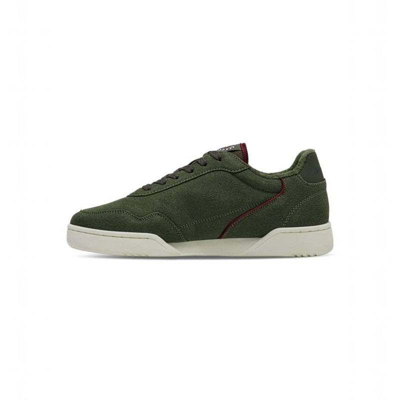 Basket Hummel Forli Synth. Suede Homme Vert | 730722-762