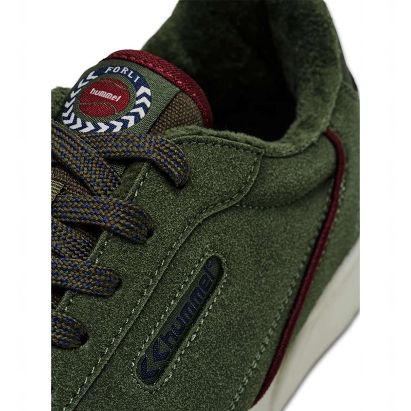 Basket Hummel Forli Synth. Suede Homme Vert | 730722-762