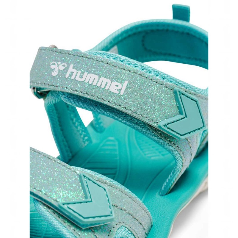 Basket Hummel Glitter Jr Enfant Bleu | 273517-359