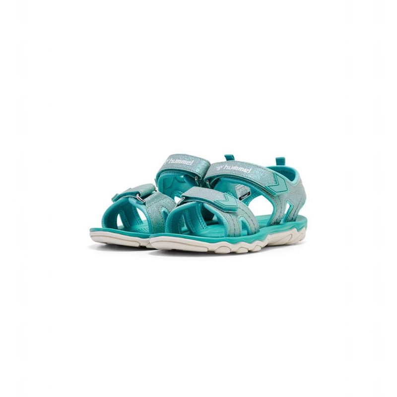 Basket Hummel Glitter Jr Enfant Bleu | 273517-359