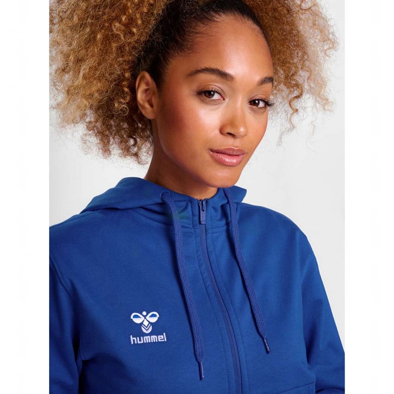 Basket Hummel Go 2.0 Zip Femme Bleu | 828655-556