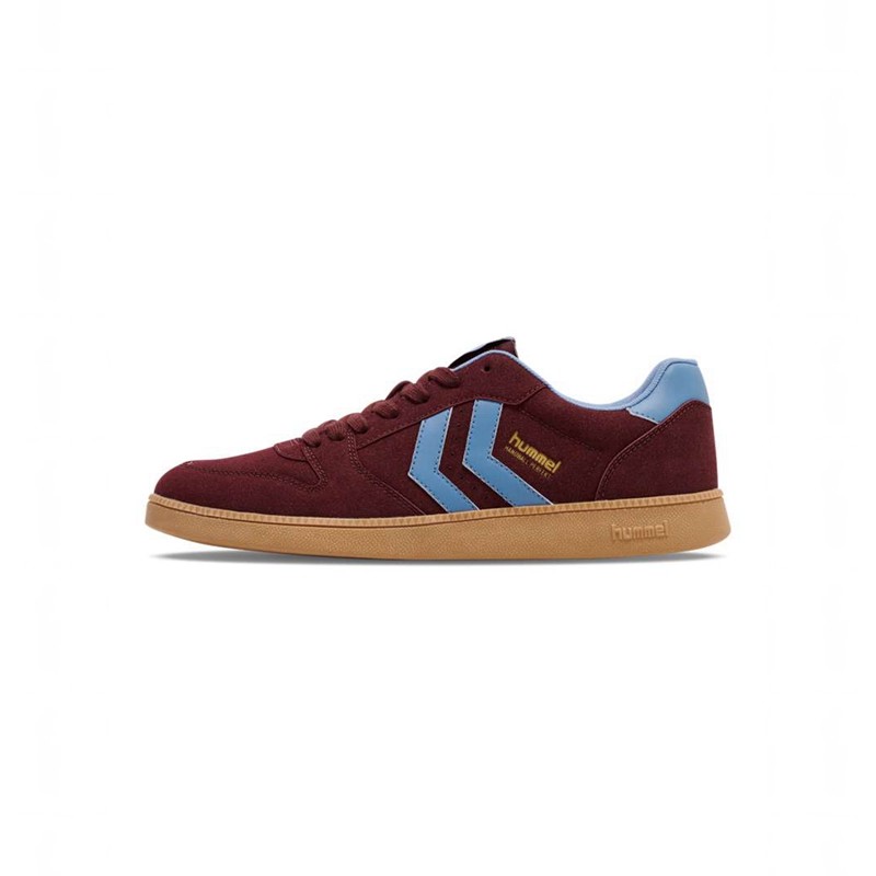 Basket Hummel Handball Perfekt Synth. Suede Homme Bordeaux | 172973-129