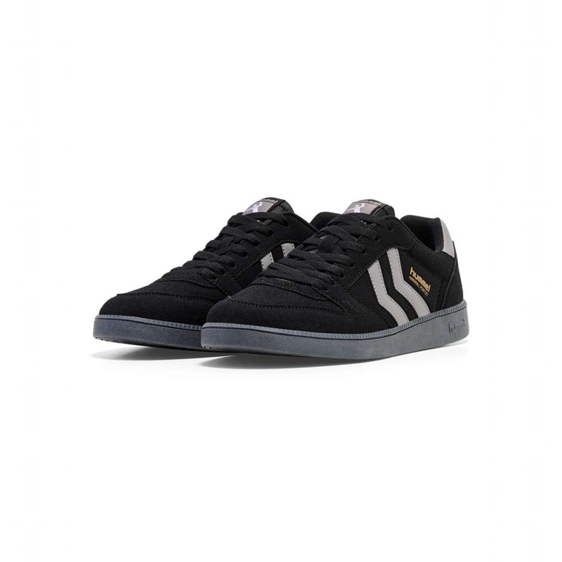Basket Hummel Handball Perfekt Synth. Suede Homme Noir | 694908-727