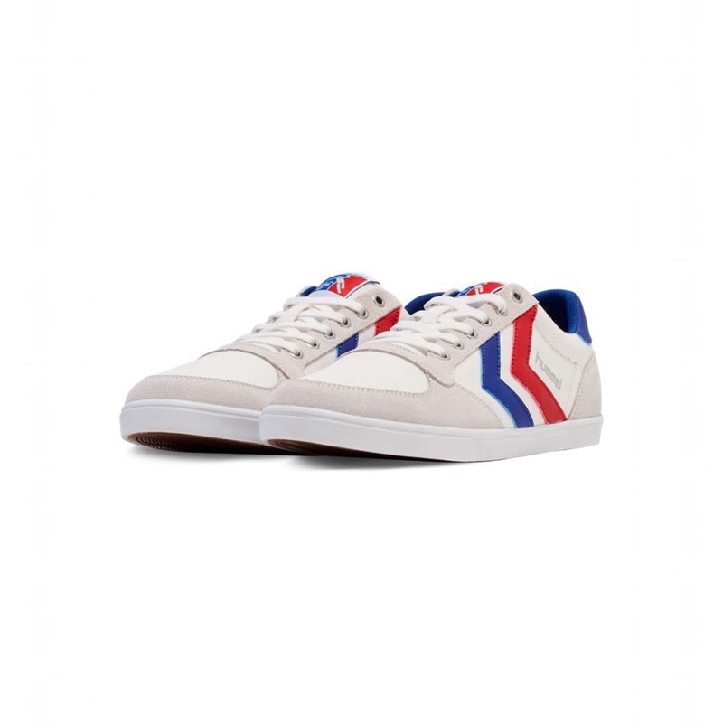 Basket Hummel Hummel Slimmer Stadil Low Homme Blanche | 994016-982