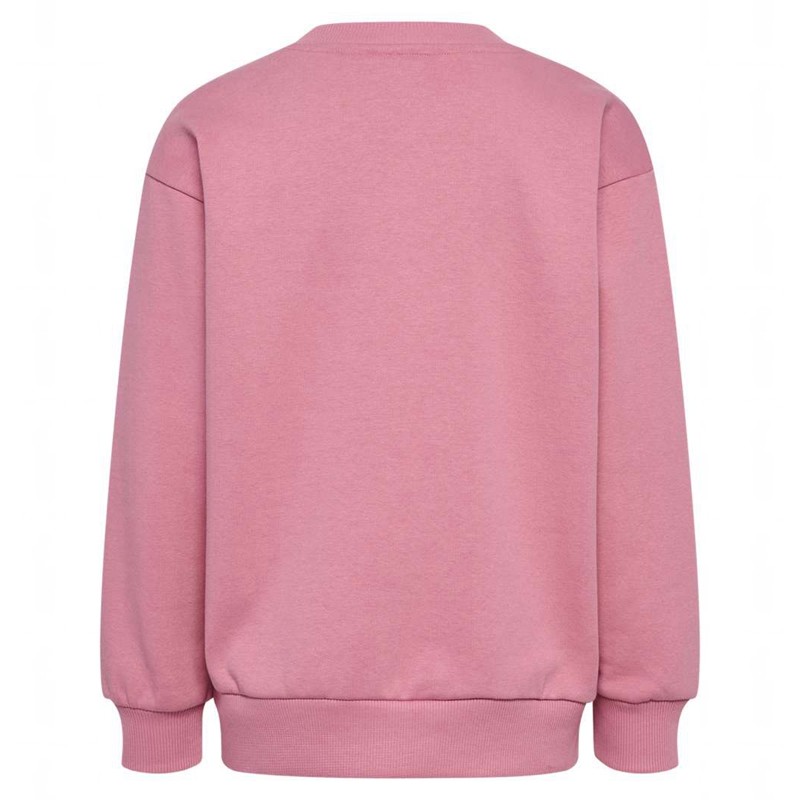 Basket Hummel Jr Loose Crewneck Bee Enfant Rose | 492696-441