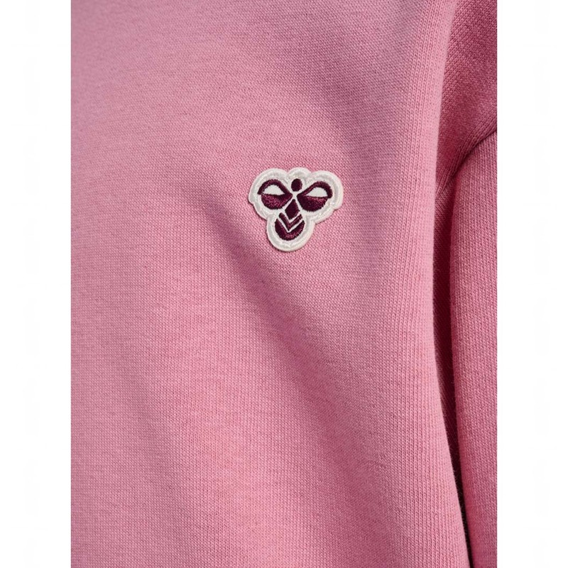 Basket Hummel Jr Loose Crewneck Bee Enfant Rose | 492696-441
