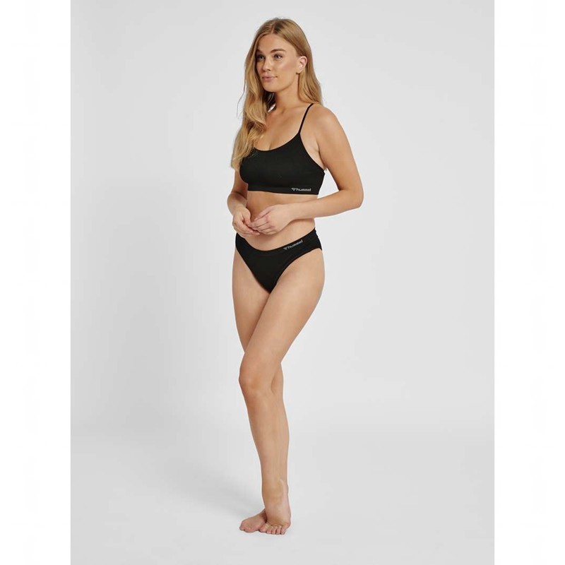 Basket Hummel Juno Seamless Femme Noir | 335341-571