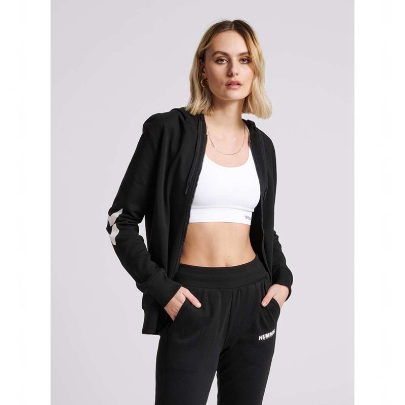 Basket Hummel Legacy Zip Femme Noir | 316765-831