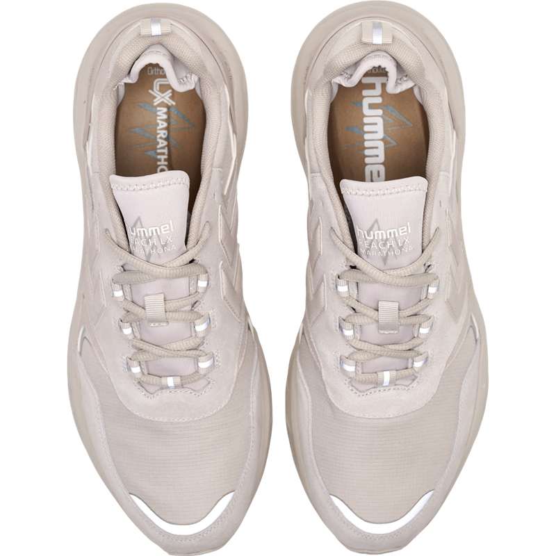 Basket Hummel Marathona Reach Lx Tonal Rib Homme Grise | 394146-691