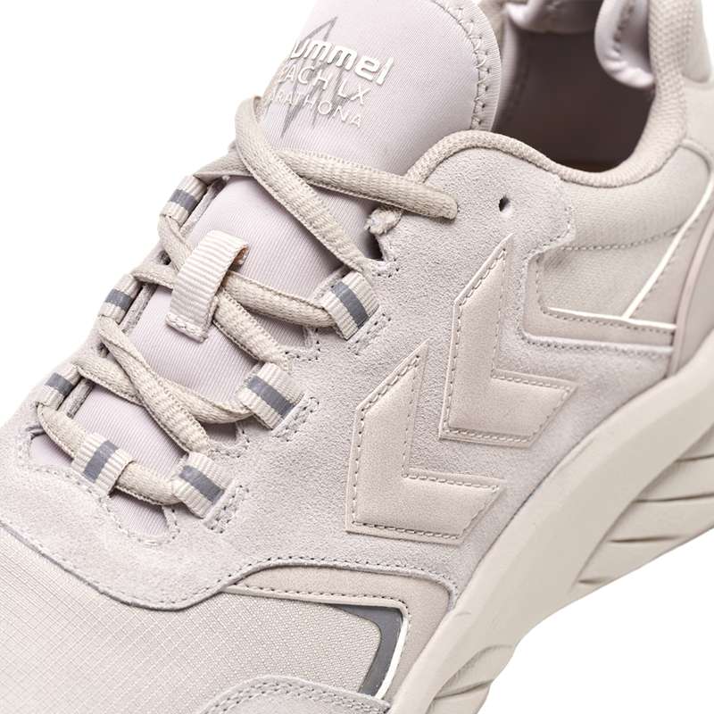 Basket Hummel Marathona Reach Lx Tonal Rib Homme Grise | 394146-691