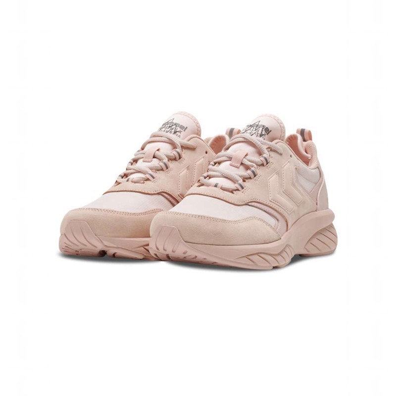 Basket Hummel Marathona Reach Lx Tonal Rib Homme Rose | 526644-570