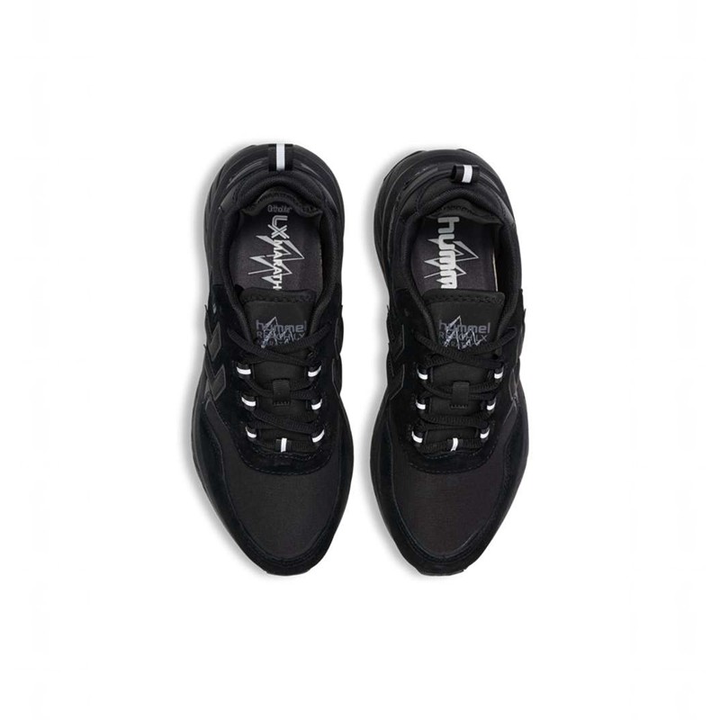 Basket Hummel Marathona Reach Lx Tonal Rib Homme Noir | 118761-688