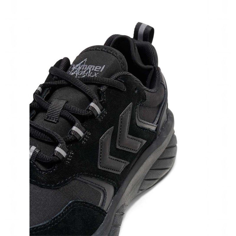 Basket Hummel Marathona Reach Lx Tonal Rib Homme Noir | 118761-688
