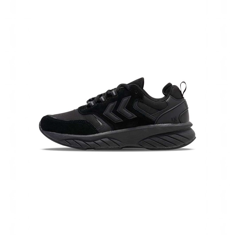Basket Hummel Marathona Reach Lx Tonal Rib Homme Noir | 118761-688