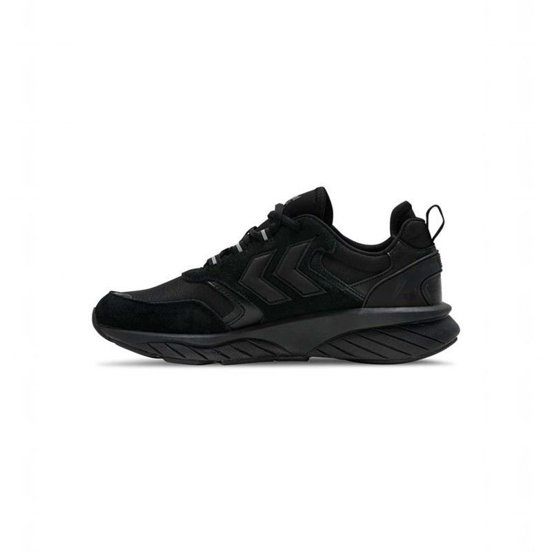 Basket Hummel Marathona Reach Lx Tonal Rib Homme Noir | 077324-181