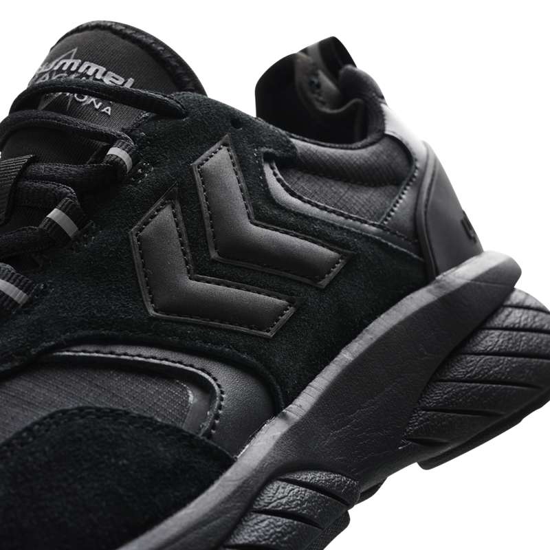 Basket Hummel Marathona Reach Lx Tonal Rib Homme Noir | 077324-181