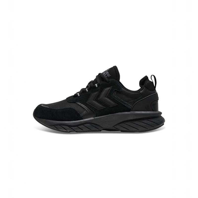 Basket Hummel Marathona Reach Lx Tonal Rib Homme Noir | 077324-181