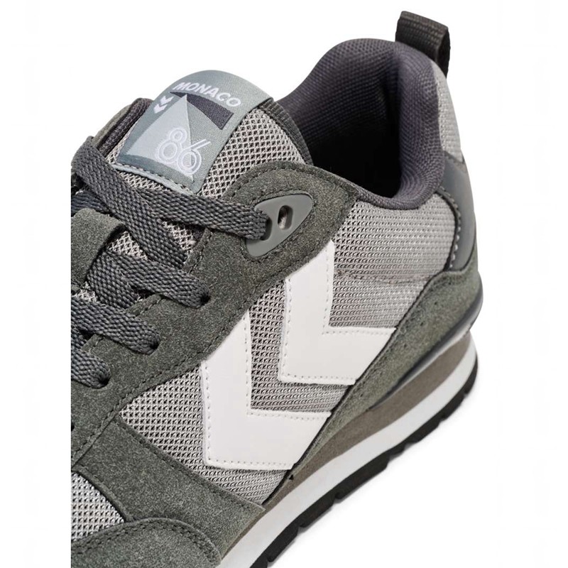 Basket Hummel Monaco 86 Femme Grise | 503874-035