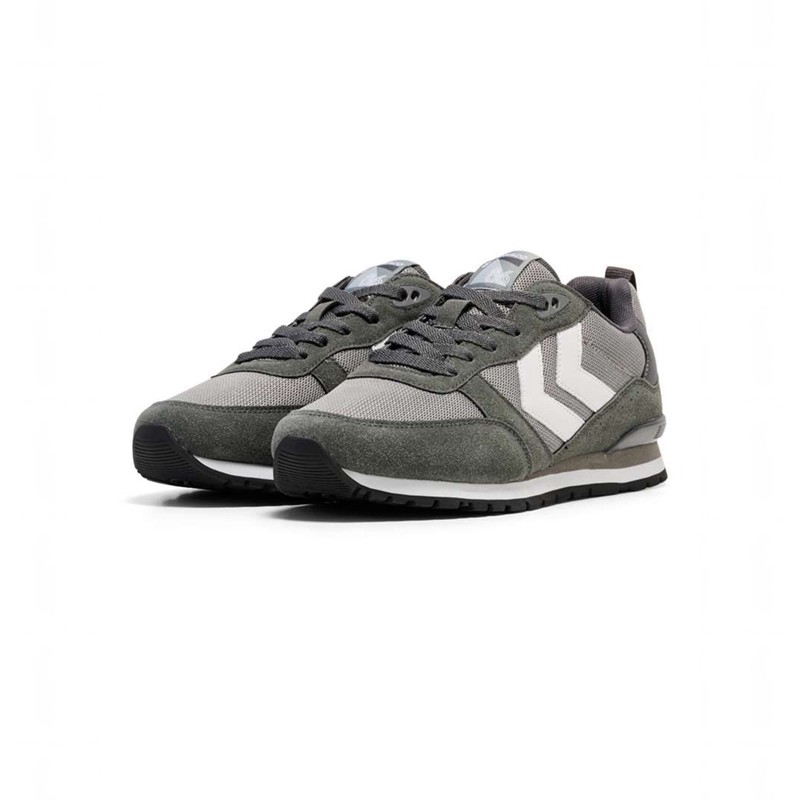 Basket Hummel Monaco 86 Femme Grise | 503874-035
