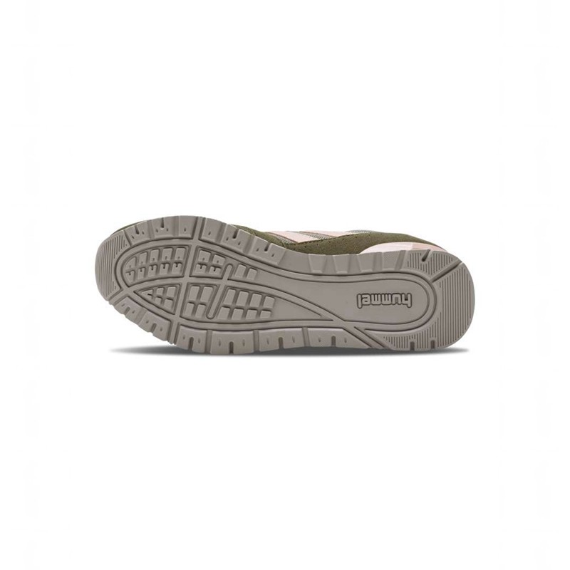 Basket Hummel Monaco 86 Homme Vert Olive | 703951-454