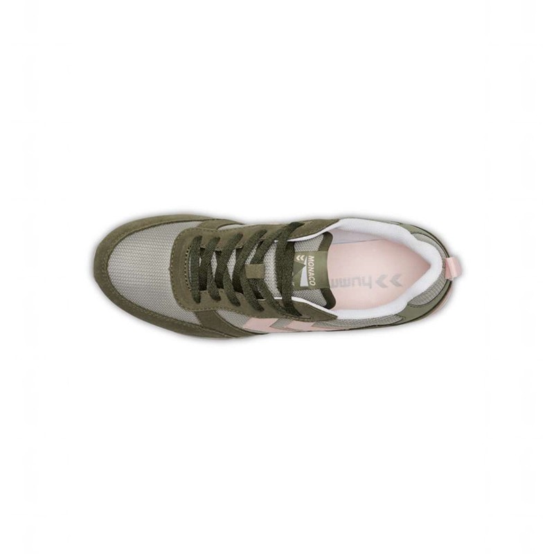 Basket Hummel Monaco 86 Homme Vert Olive | 703951-454