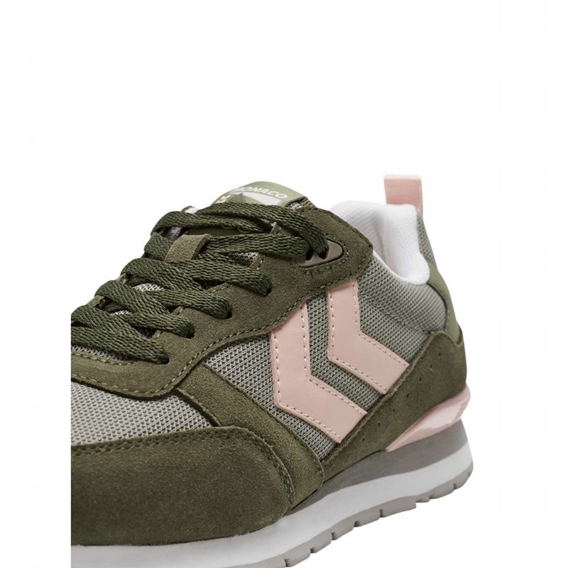 Basket Hummel Monaco 86 Homme Vert Olive | 703951-454