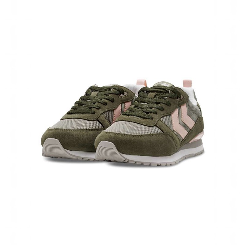 Basket Hummel Monaco 86 Homme Vert Olive | 703951-454