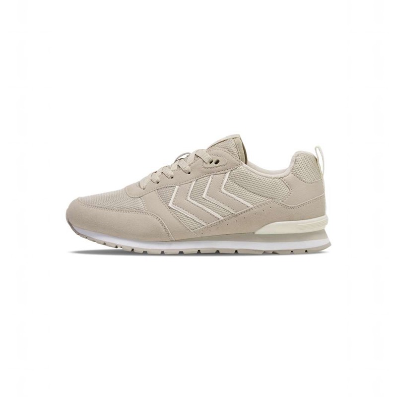Basket Hummel Monaco 86 Tonal Lizard Femme Beige | 186661-797