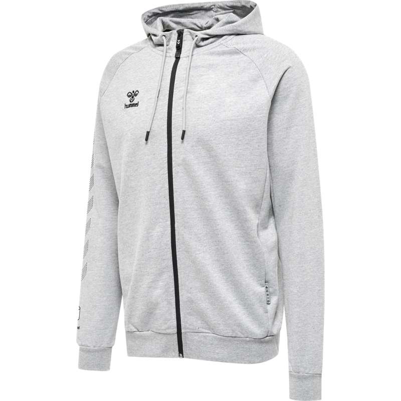 Basket Hummel Move Grid Cotton Zip Homme Grise | 740948-497