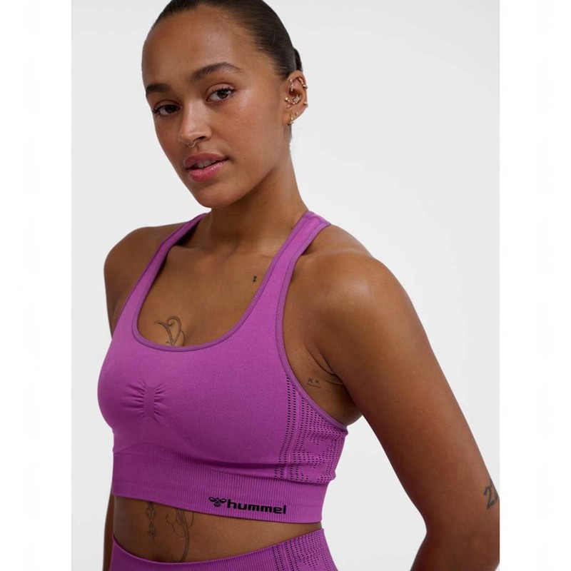 Basket Hummel Mt Shaping Seamless Top Femme Violette | 005118-551