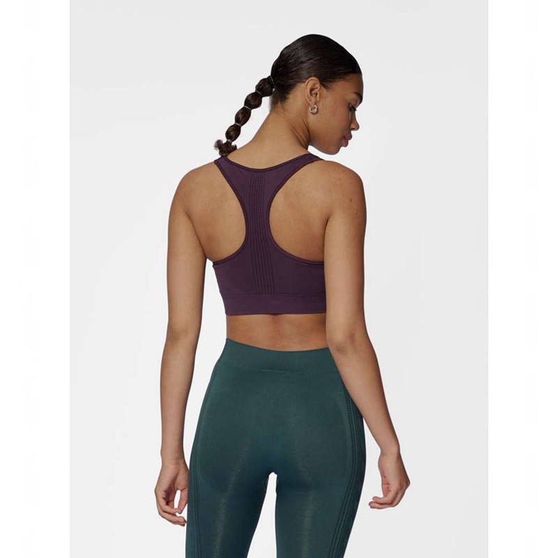 Basket Hummel Mt Shaping Seamless Top Femme Violette | 555382-922