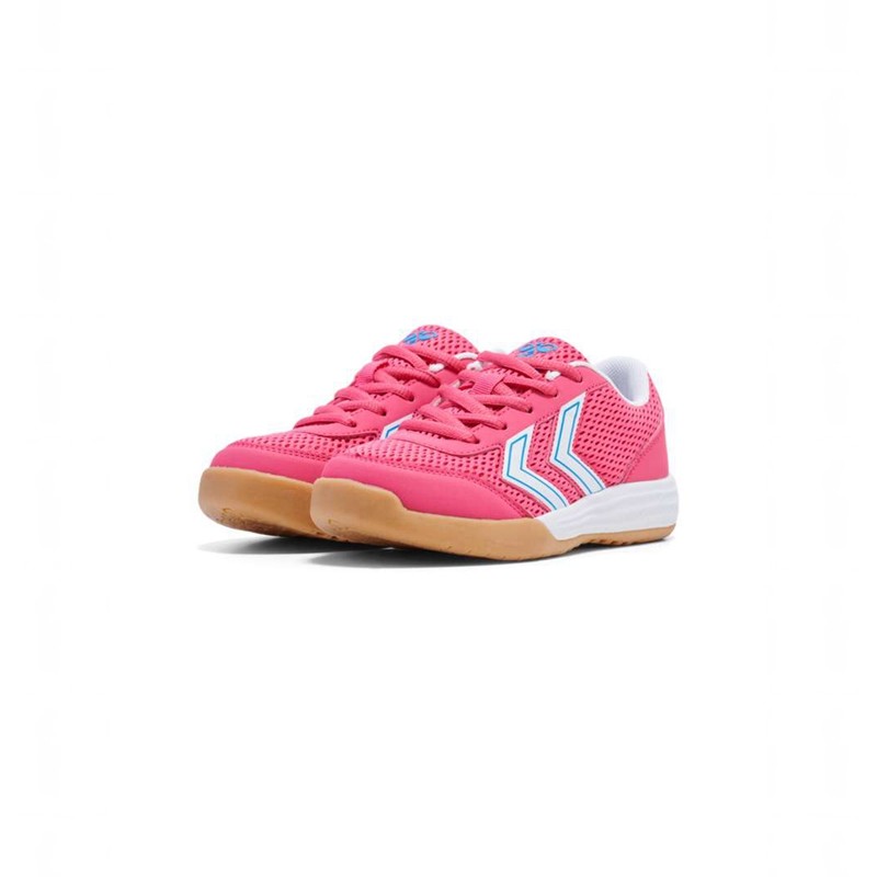 Basket Hummel Multiplay Flex Lc Jr Enfant Rose | 020349-084